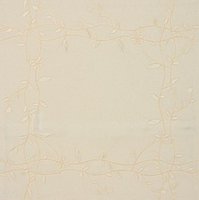 Dekoračná obliečka na vankúš PETAL FRAME 40x40 cm, krémová