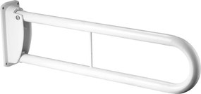 Deante Vital, nástenné sklopné kovové madlo 760 mm, biela lesklá, NIV_641D
