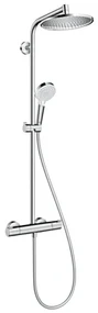 Hansgrohe Crometta S, showerpipe 240 1jet EcoSmart 9 l/min s termostatom, chróm, HAN-27268000