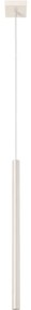 Sollux SL.1512 - Luster na lanku PASTELO 1xG9/8W/230V krémová
