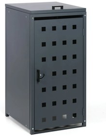 Prístrešok na popolnicu do objemu 120 l, 114 x 57 x 62,3 cm, sivá