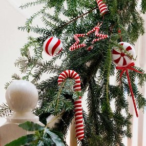 Závesná vianočná dekorácia TWINKLE Candy Cane XM24 714177 (2 ks)