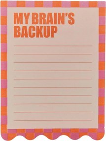 EVERYDAY Samolepiace lístočky "Backup" - ružová/oranžová