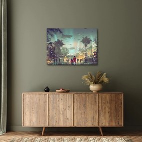 Obraz - mesto v budúcnosti (70x50 cm)