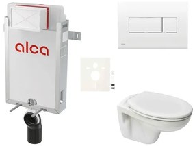 Cenovo zvýhodnený závesný WC set Alca na zamurovanie + WC S-Line S-line Pre SIKOAP4, 1 ks
