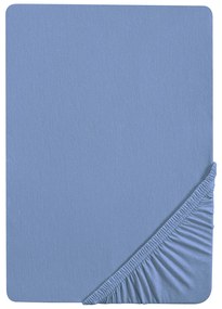 Biberna Napínacia plachta (140 – 160 x 200 cm, modrá)  (100226989)