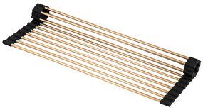 Gamma Gamma, rolovacia rohož na drez 41,5 x 26,5 cm, zlatá-čierna, GMA-OR-GD