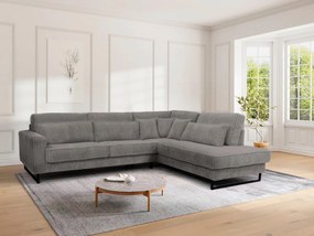 XXXLutz ROHOVÁ SEDAČKA, textil, kompozitné drevo, sivá MID.YOU - Sedačky - 000694010014