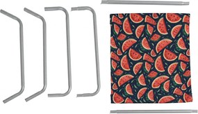 Skladacie plážové ležadlo SAND MELON, farebné