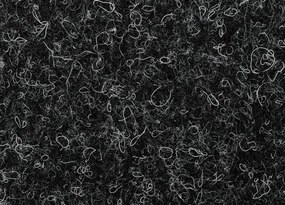 Koberce Breno Metrážny koberec REWIND 900 Flat 2190, šíře role 400 cm, čierna