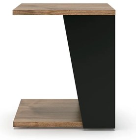 Konferenčný stolík s doskou v dekore orechového dreva 40x40 cm Albi - TemaHome