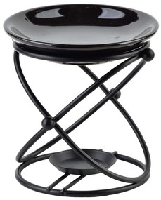 Aroma lampa Forge 11,5 cm černá