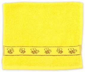 Detský uterák KIDS žltý 30x50 cm