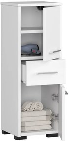 Kúpeľňová skrinka FIN 30 2D 1SZ 85 cm biela