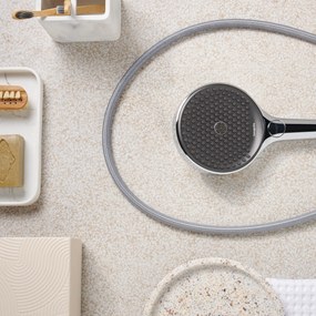 Hansgrohe Designflex, textilná sprchová hadica 2000 mm, chrómová, HAN-28230000