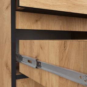 Komoda K60 cm s 2 zásuvkami dub craft