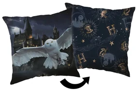 Jerry Fabrics Detský vankúšik s potlačou - Harry Potter - Bradavice | 40 x 40 cm