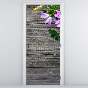 Fototapeta na dvere - Lúčne kvety (95x205cm)