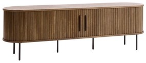 Hnedý TV stolík v dekore duba 180x56x45 cm Nola – Unique Furniture