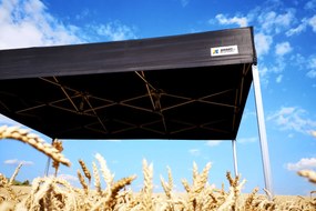 BRIMO Rozkladací párty stan 4x6m - s 3 stenami - Zelená 17
