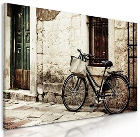 Obraz jedinečný retro bicykel