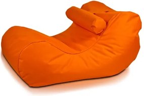 Sedací vak Ležadlo XL polyester TiaHome - Oranžová