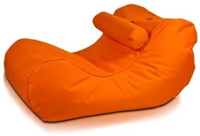 Sedací vak Ležadlo XL polyester TiaHome - Oranžová