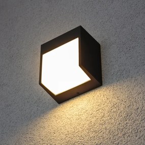 Brilagi - LED Vonkajšie nástenné svietidlo TERNI LED/12W/230V čierna IP44