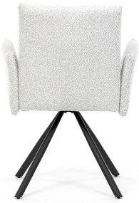 Autronic BONTEC Jedálenská stolička, krémová, látka bouclé, DCH-W1117 CRM2 Farba: Hnedá