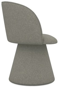 Sivé čalúnené jedálenské kreslo Maia – Makamii