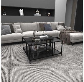 Konferenčný stolík URANUS 40x80 cm čierna