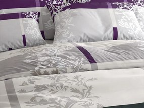 Bavlnené obliečky DELUXE fialové Rozmer obliečky: 2 ks 70 x 90 cm | 200 x 220 cm