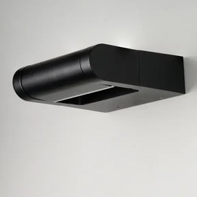 Vonkajšia stojaca lampa Frame wall čierna