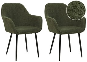Set 2 ks jedálenských stoličiek Anika (zelená). Vlastná spoľahlivá doprava až k Vám domov. 1077395