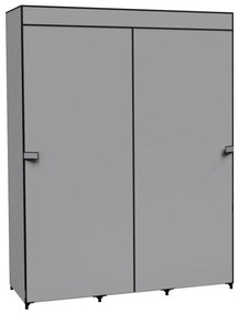 Šatníková skriňa CELINA antracitová / čierna