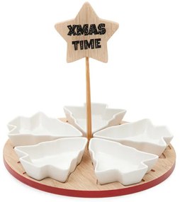 Sada servírovacích misiek TROEL v tvare vianočného stromčeka 832579