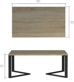 Konferenčný stolík Ginzo - betón