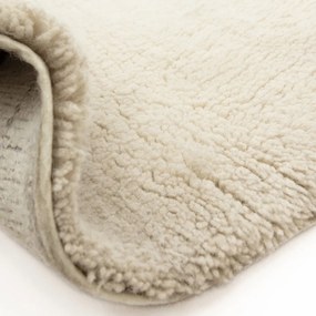 Krémový prateľný/ručne tkaný vlnený koberec 160x230 cm Azera Crosshatch – Asiatic Carpets