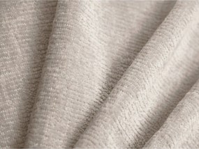 Béžová čalúnená jednolôžková posteľ s úložným priestorom s roštom 90x200 cm Lupine – Micadoni