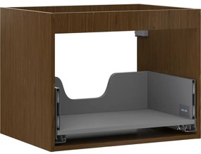 Mexen Box-A, závesná skrinka 60 cm, 1 zásuvka, orech, 91AX0-0600-470-1-86