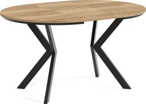 Okrúhly rozkladací jedálensky stôl DEVO PLUS Veľkosť: 90 - 128 cm
