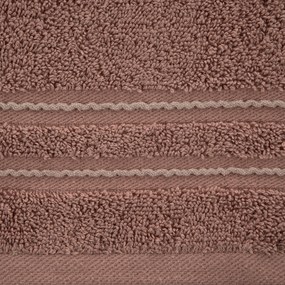 BAVLNENÝ UTERÁK KEMINA SADA 3KS 70X140 CM TEHLOVÁ