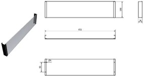 Závesný biokrb na stenu EOS ČIERNY LESK SO SKLOM 65x40x12