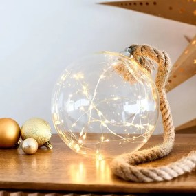 Vianočná dekorácia ILUMES LED guľa XM24 715938