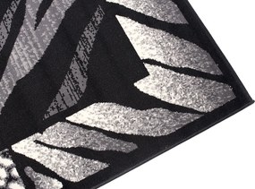 TA Koberec J313B BLACK CHEAP PP CRM Sivý Obdĺžnikový Rozmer: 60x100 cm