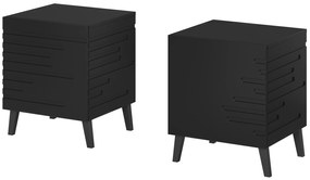 Cama Čierny nočný stolík Nova (2 ks)