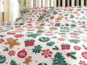 Bavlnené obliečky MERRY MOOD biele Rozmer obliečky: 70 x 90 cm | 140 x 200 cm