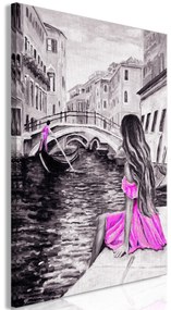 Artgeist Obraz - Far Dreams (1 Part) Vertical Pink Veľkosť: 20x30, Verzia: Na talianskom plátne