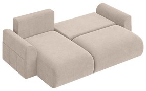 Béžová rozkladacia rohová pohovka (variabilná) Lorine – Ropez