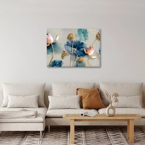 Obraz s kvetmi (70x50 cm)
